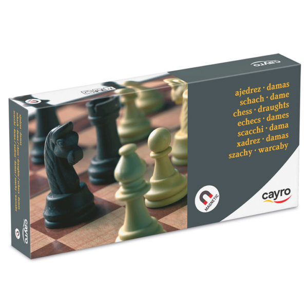 Jogo Cayro – Tabuleiro de Xadrez e Damas Magnético Autobrinca Online