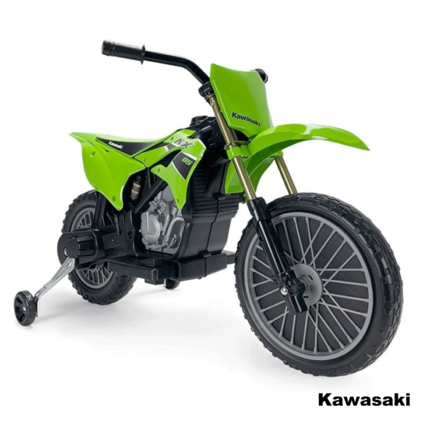 Moto Cross Kawasaki KX85 6V Verde Autobrinca Online