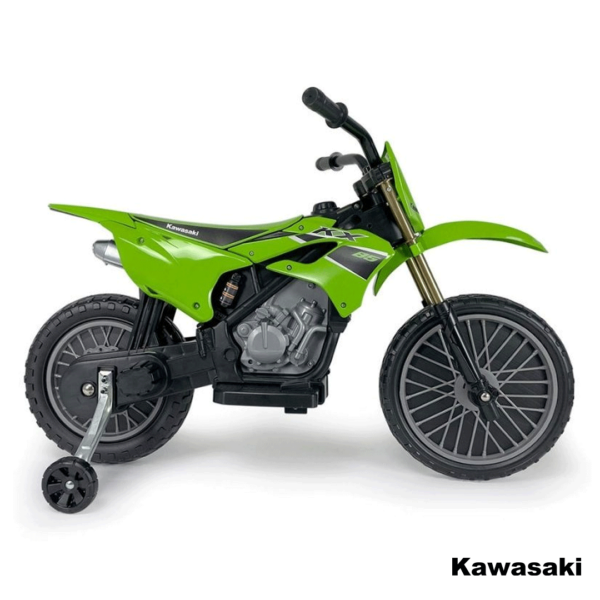Moto Cross Kawasaki KX85 6V Verde Autobrinca Online