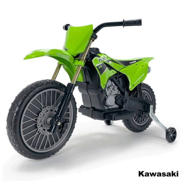 Moto Cross Kawasaki KX85 6V Verde Autobrinca Online