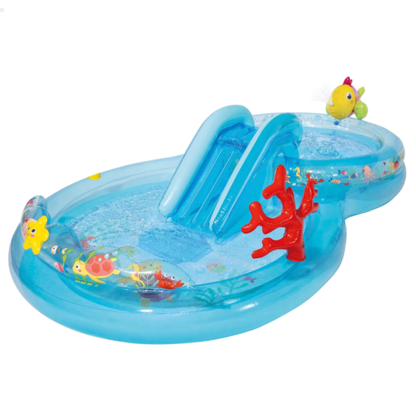 Piscina Intex Fundo do Mar 310x193x71cm Autobrinca Online
