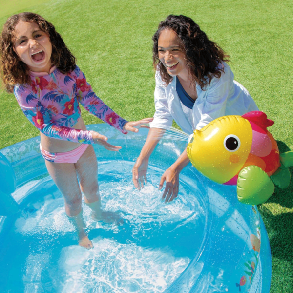 Piscina Intex Fundo do Mar 310x193x71cm Autobrinca Online