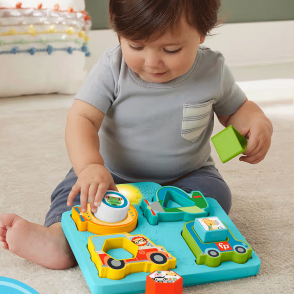 Quebra Cabeças Fisher-Price Formas e Sons de Veículos Autobrinca Online