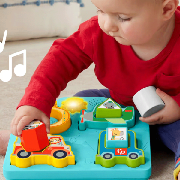 Quebra Cabeças Fisher-Price Formas e Sons de Veículos Autobrinca Online