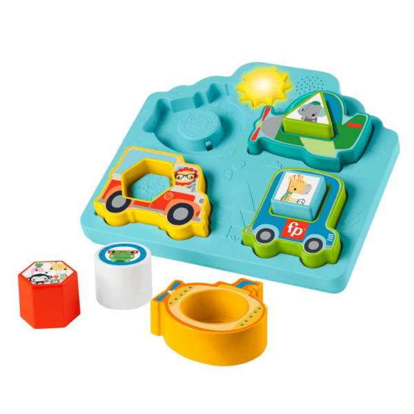 Quebra Cabeças Fisher-Price Formas e Sons de Veículos Autobrinca Online