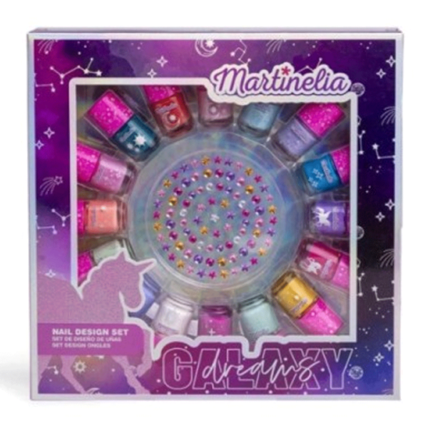 Conjunto de 16 Vernizes Martinelia Galaxy Dreams Autobrinca Online
